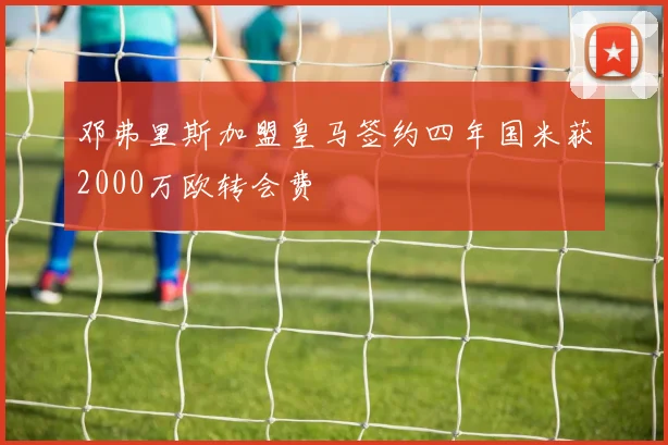 邓弗里斯加盟皇马签约四年国米获2000万欧转会费